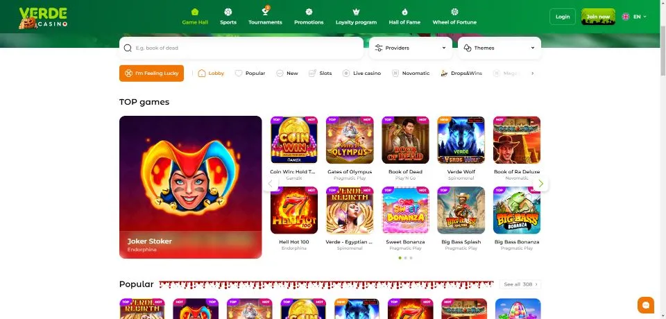 Jogar cassino online